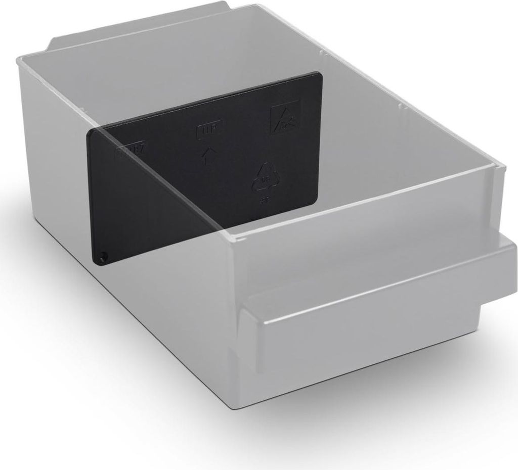 raaco ESD 150-02 Schwarzes Trennwandset
