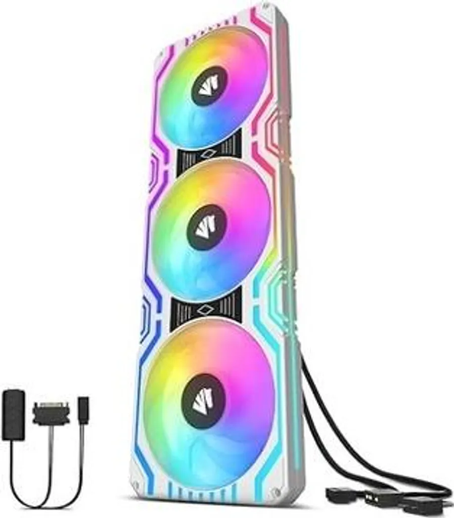 Jonsbo ZB-360 Kit de 3 Ventilateurs PWM ARGB 360mm Performance Noir