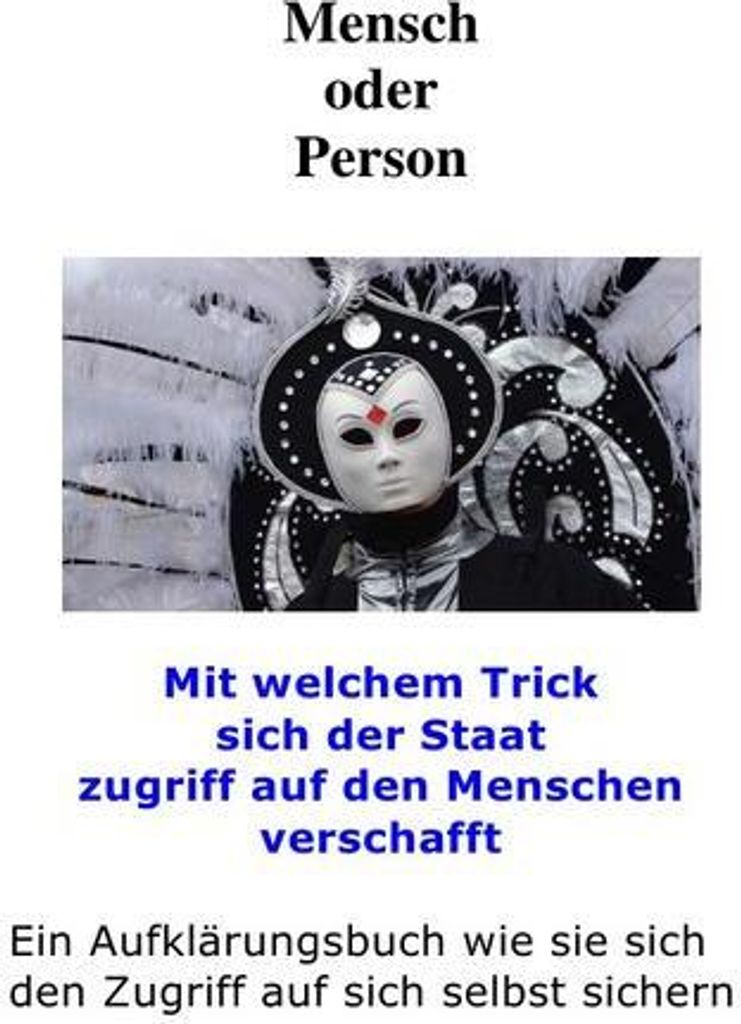 Mensch oder Person