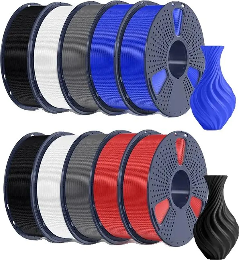 Pack de filaments 3D en matériau écologique pour impression FDM stable