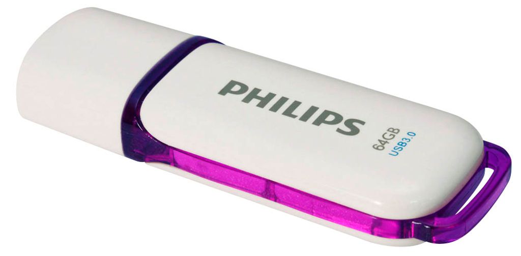 Clé USB 3.0 Philips 64 Go, Snow Edition, we-pur Image du produit 