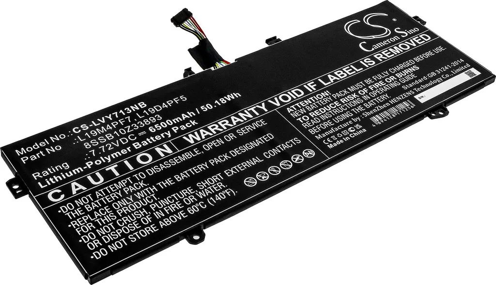 Réparer Autonomie Faible : Batterie Lenovo Yoga Slim 7-13ACN05 13S