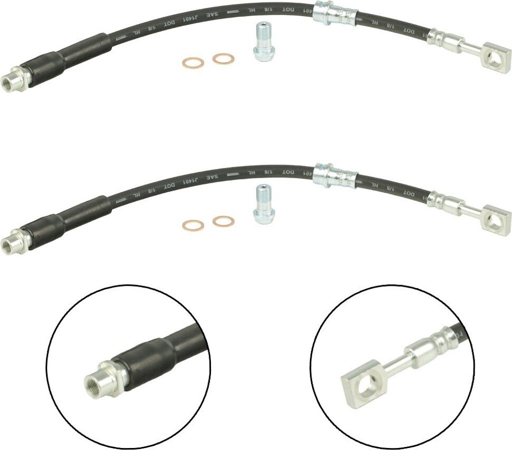 RIDEX 83B0867 Bremsschlauch Vorne für OPEL Vectra C Caravan (Z02) Vectra C Limousine (Z02) Signum CC (Z03) Vectra C CC (Z02) für CHEVROLET TRAILB...