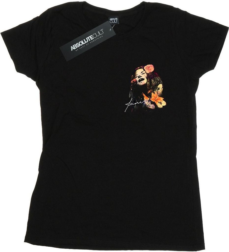 Janis Joplin - T-Shirt für Damen BI37416 (S) (Schwarz)