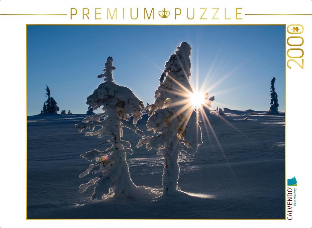 CALVENDO Puzzle Karelien - Finnland 2000 Teile Puzzle quer | 2000 Teile Lege-Größe 90x67cm Foto-Puzzle für glückliche Stunden