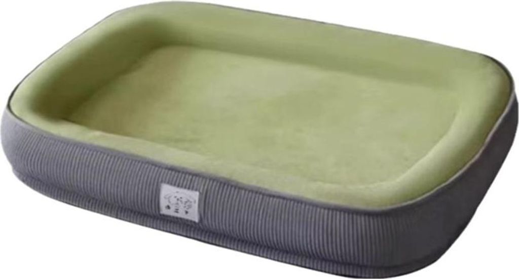 A dog bed is shown against a white background.