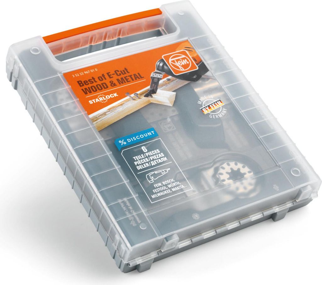 Fein Best of E-Cut Wood & Metal Starlock Zaagbladenset – Productafbeelding 