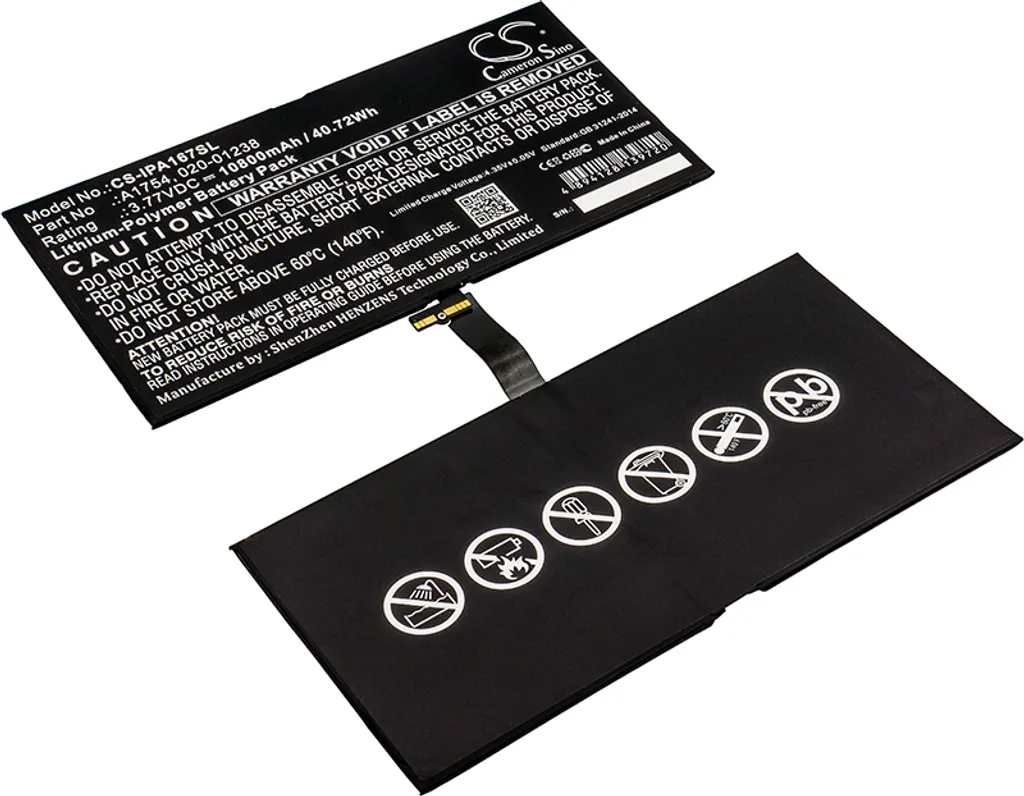 Batteria iPad Pro 12.9 2017 2nd Gen: Ricambio Potenziato A1670 A1671