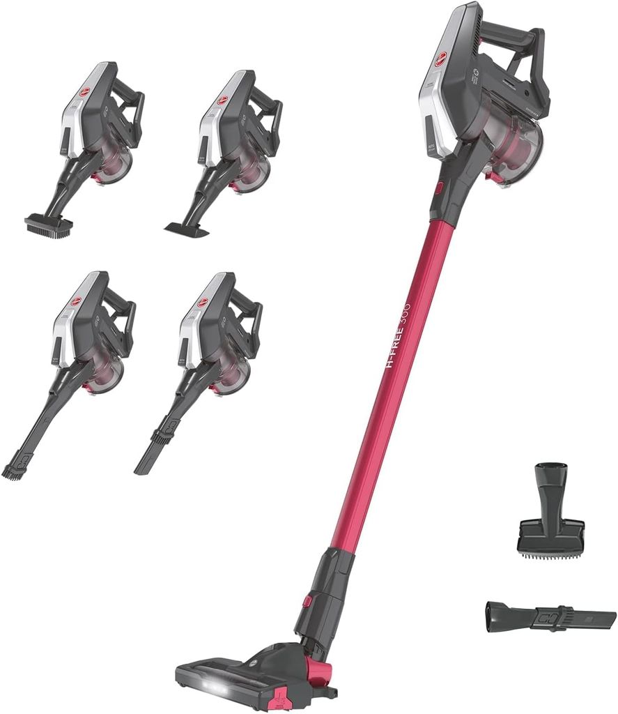 Hoover HF322HM 011, 2-in-1-Stabstaubsauger, Beutellos, Produktbild 