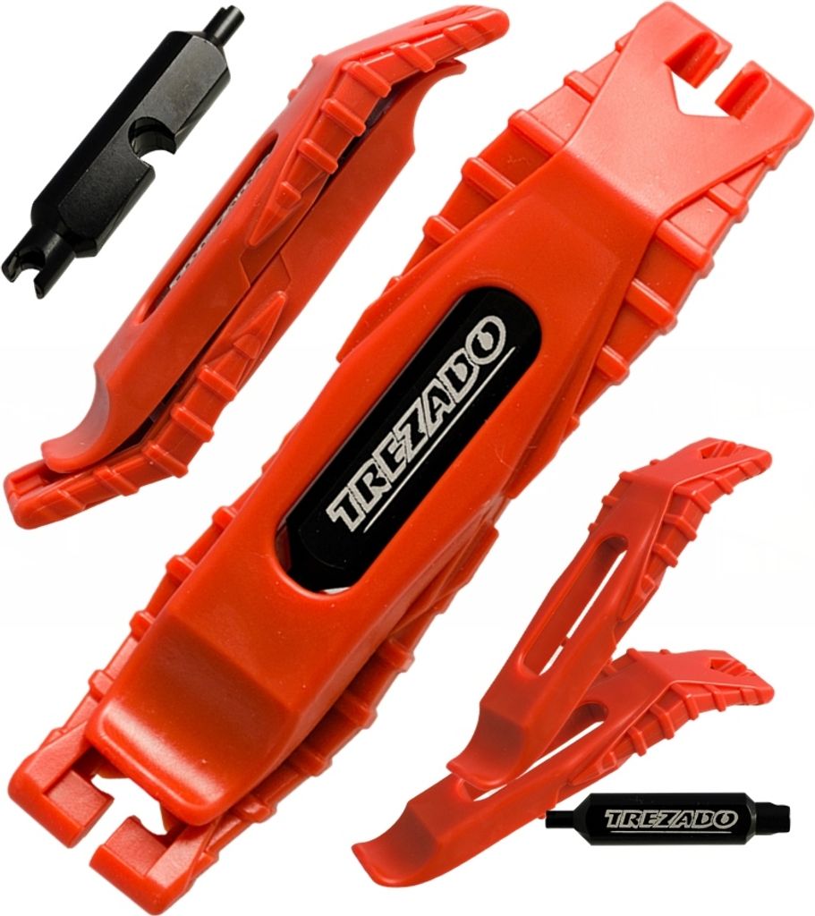 TREZADO Tubeless-Ventilabzieher-Set, 2 Löffel