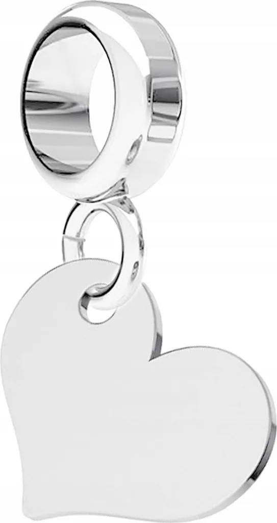 ciondolo a forma di cuore in argento 925 con portagioie in omaggio