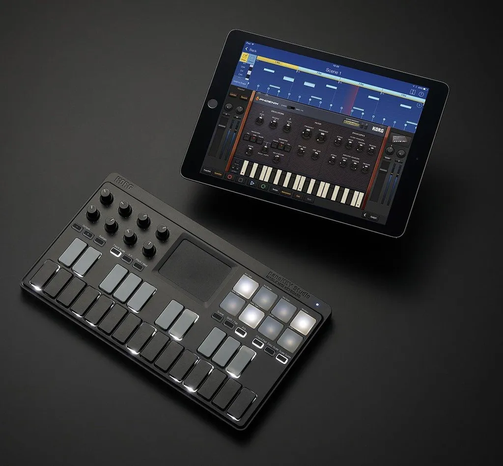 Clavier Maître MIDI USB Korg nanoKEY Studio 25 Notes Mobile et Noir - 4