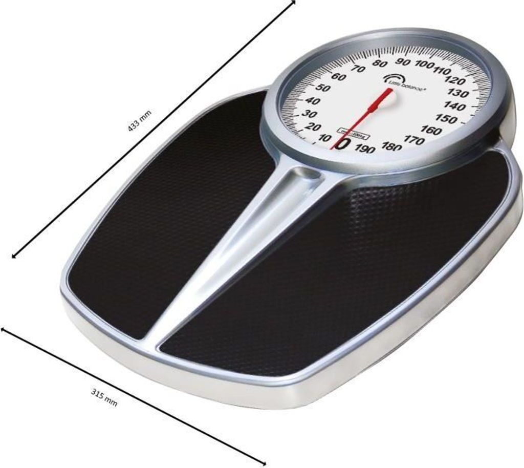 Mechanische badezimmerwaage 200 kg 1 kg Little balance 8182 Produktbild 