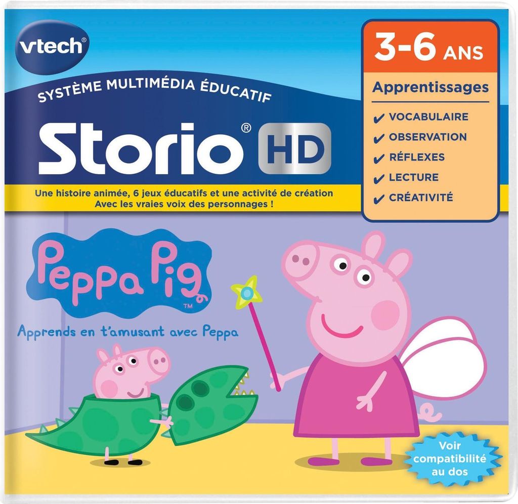 Vtech – 273405 – Spiel HD Storio – Peppa Pig (ev. Nicht in Deutscher Sprache)