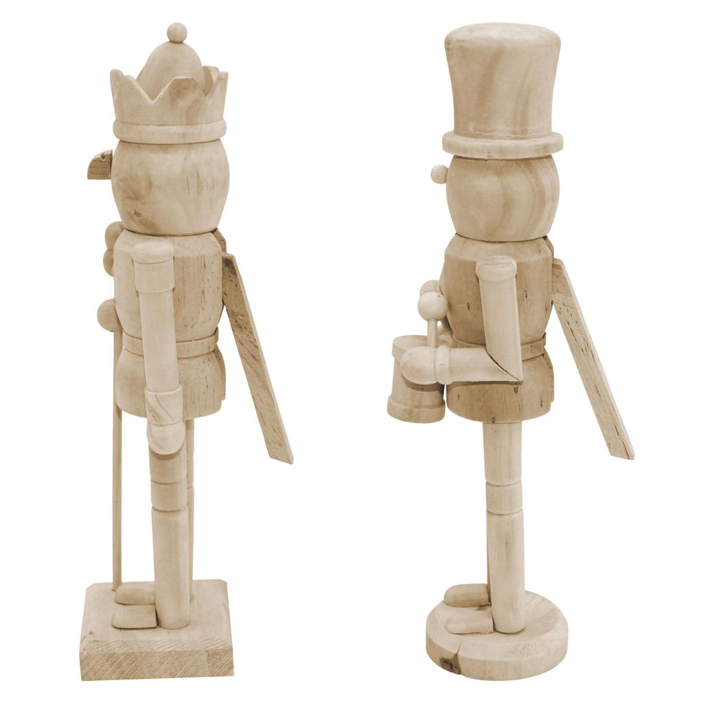 2 X Nussknacker Malset Aus Holz Zum Selbstbemalen - Produktbild-Vorschau 9