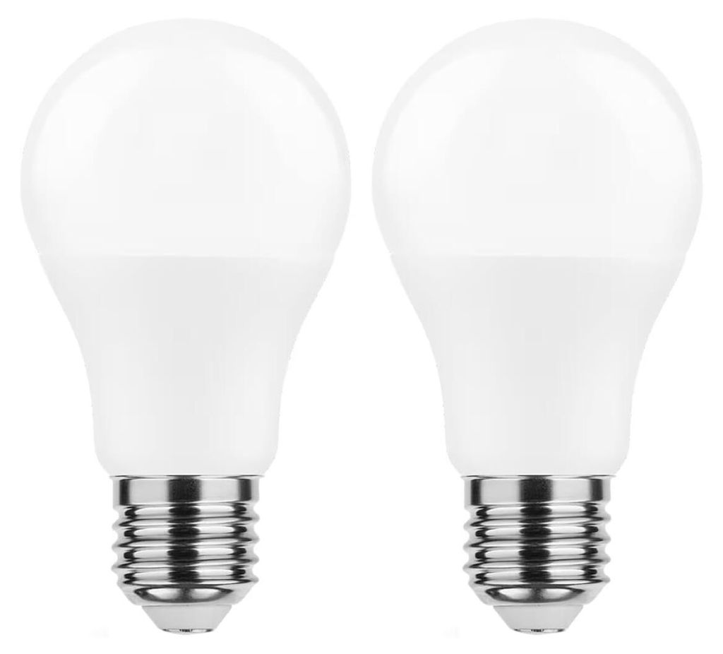 Modee E27 LED-Lampe 8,5 W - 806 lm - 4000 K - Neutralweiß - LED-Lampe A60 - Ersetzt 60-W-Halogenlampe - 2 Stück