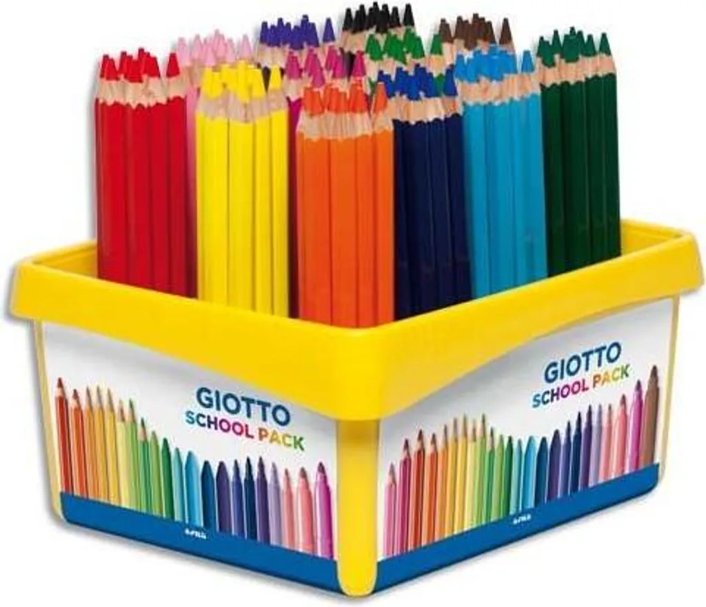 Crayons de couleur Giotto F523500 Di Natura Lot de 108 pièces Assorties