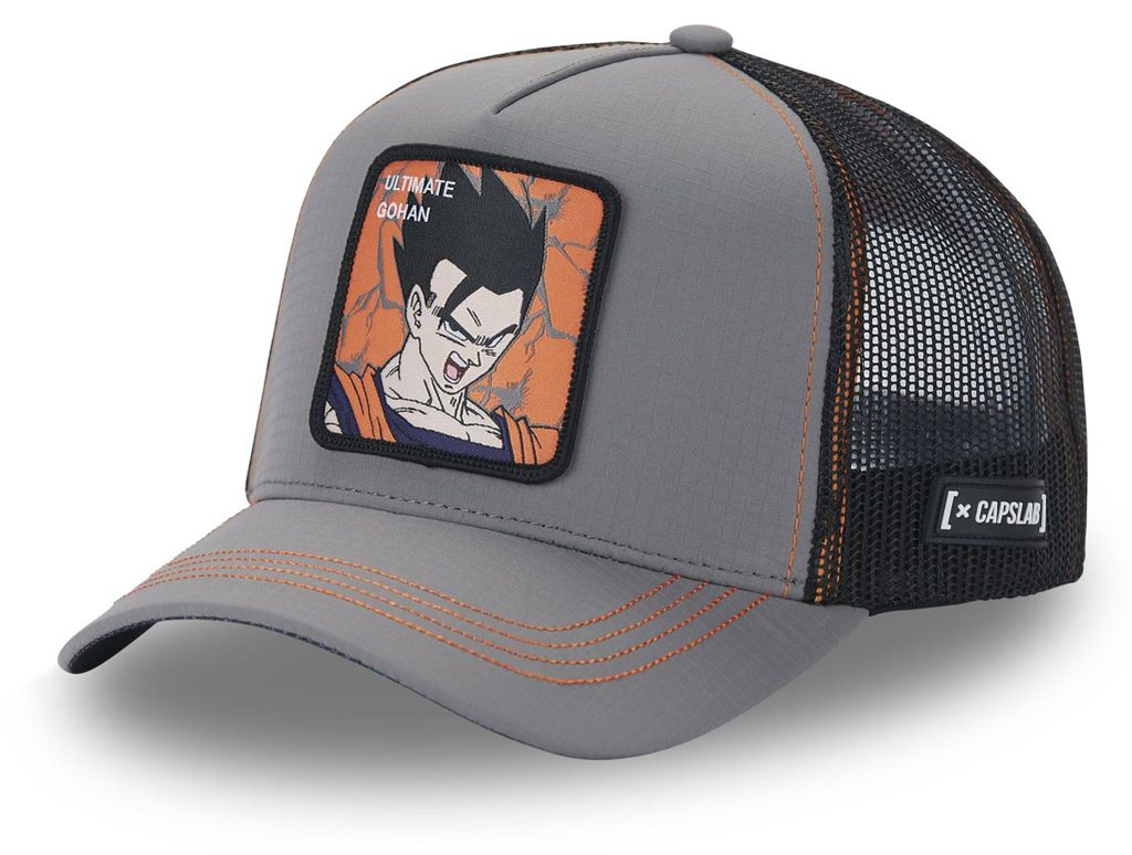 CAPSLAB Trucker Cap - Mesh PREMIUM CAPSLAB X DBZ ULTIMATE GOHAN Grey