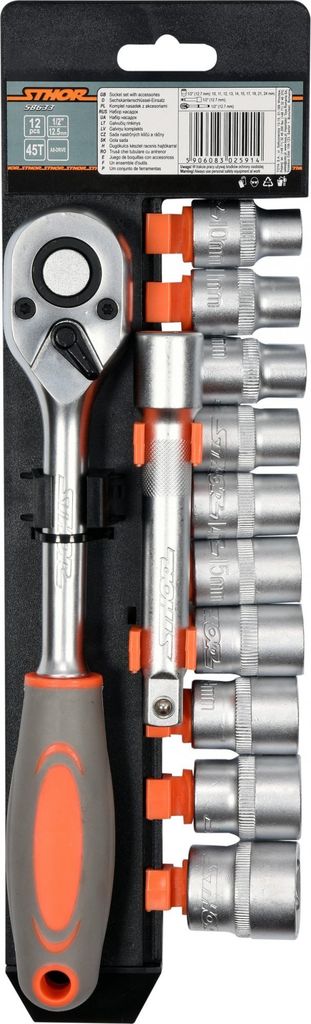 3-teiliges Schraubenschlüssel-Set – Mit Ratsche Und Stecknuss Für Profi- Und Heimgebrauch
