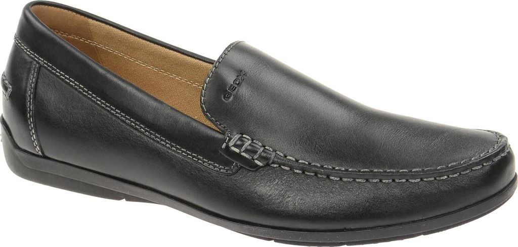Geox SIRON Herrenschuhe - elegante Slipper - Halbschuhe schwarz Elegant NEU
