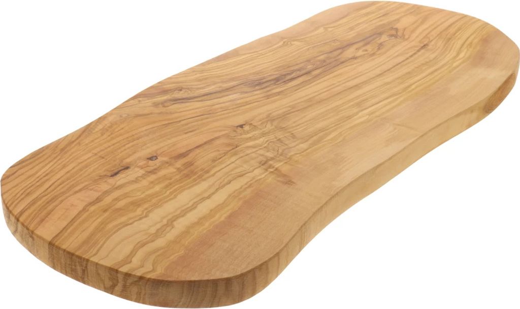 Hofmeister Schneidebrett Olivenholz 50cm Küchenbrett Holzbrett Schneidunterlage