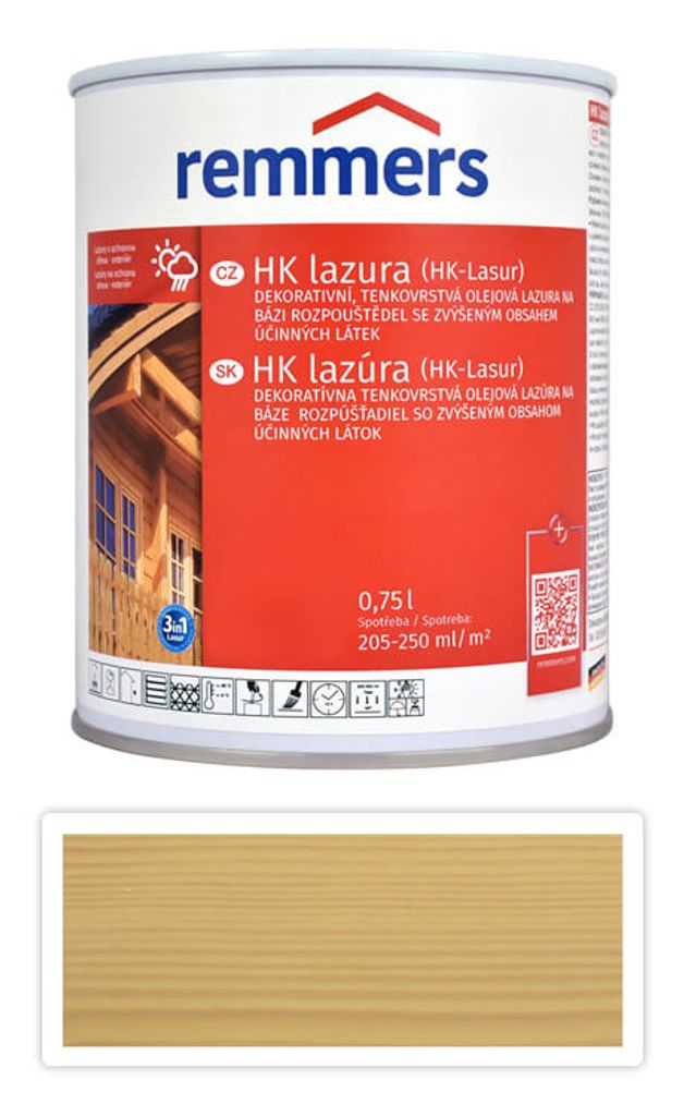REMMERS HK lazura - ochranná lazura na dřevo pro exteriér Obrázek produktu 