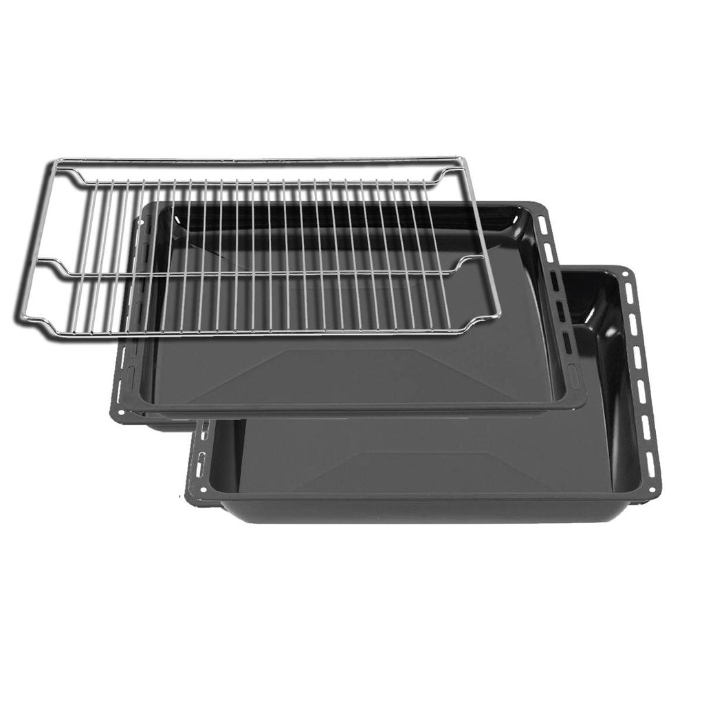 ICQN 465 x 370 x 30 und 60 mm Backblech Set mit Gitter, Produktbild 