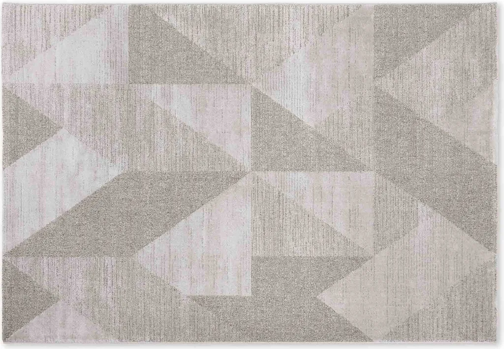 Tapis Astra Maglie gris clair 80x150 cm résistant et facile d'entretien