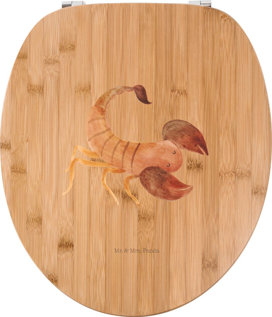 Mr. & Mrs. Panda Toilettendeckel Sternzeichen Skorpion - Transparent - Geschenk, klo deckel, Geburtstag Oktober, Klo-Deckel, Aszendent, November, K...