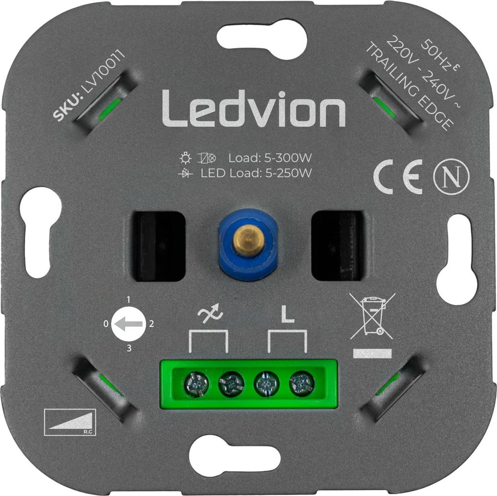 Ledvion - LED Dimmer Wechselschalter >2 Dimmer, 1 Produktbild 