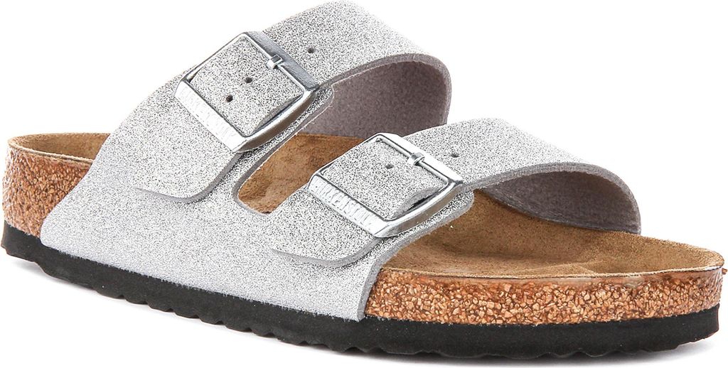 Birkenstock Arizona Bs in Silber-Metallic | Regular Fit – 7 Produktbild 