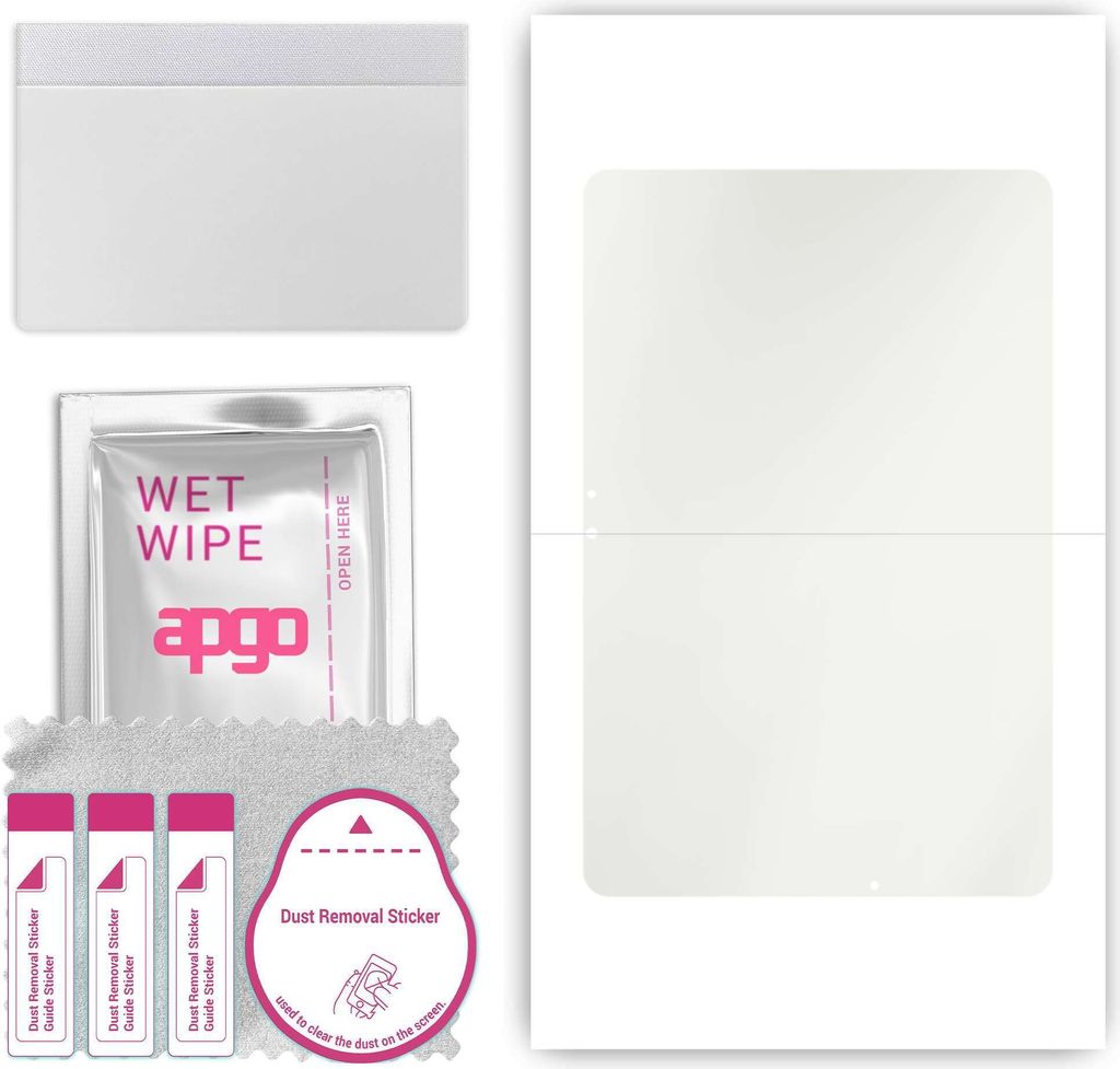 apgo Hydrogel Schutzfolie, Matt, kompatibel mit Samsung Galaxy Tab S7 FE 5G, flexibele Displayschutzfolie, Folie mit Positionierhilfe, Anti-Fingerp...