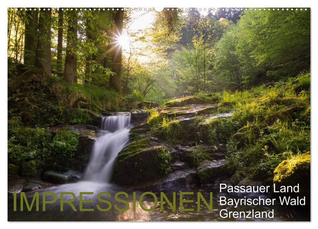 Impressionen Passauer Land, Bayrischer Wald, Grenzland (Wandkalender 2027 DIN A2 quer), CALVENDO Monatskalender