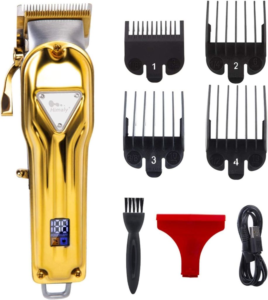 Haarschneidemaschine profi Herren Profi, Langhaarschneider 4-In-1 Profi Bartschneider und Haarschneider Set,Wiederaufladbar,Geeignet für Familie