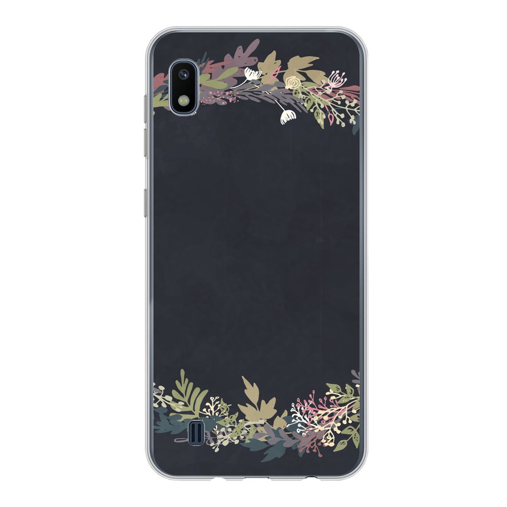 MuchoWow Handyhülle Schutzhülle Hülle für Samsung Galaxy A10 Girlande - Pastell - Sommer Silikon Softcase Handy Hülle - Schutzhülle