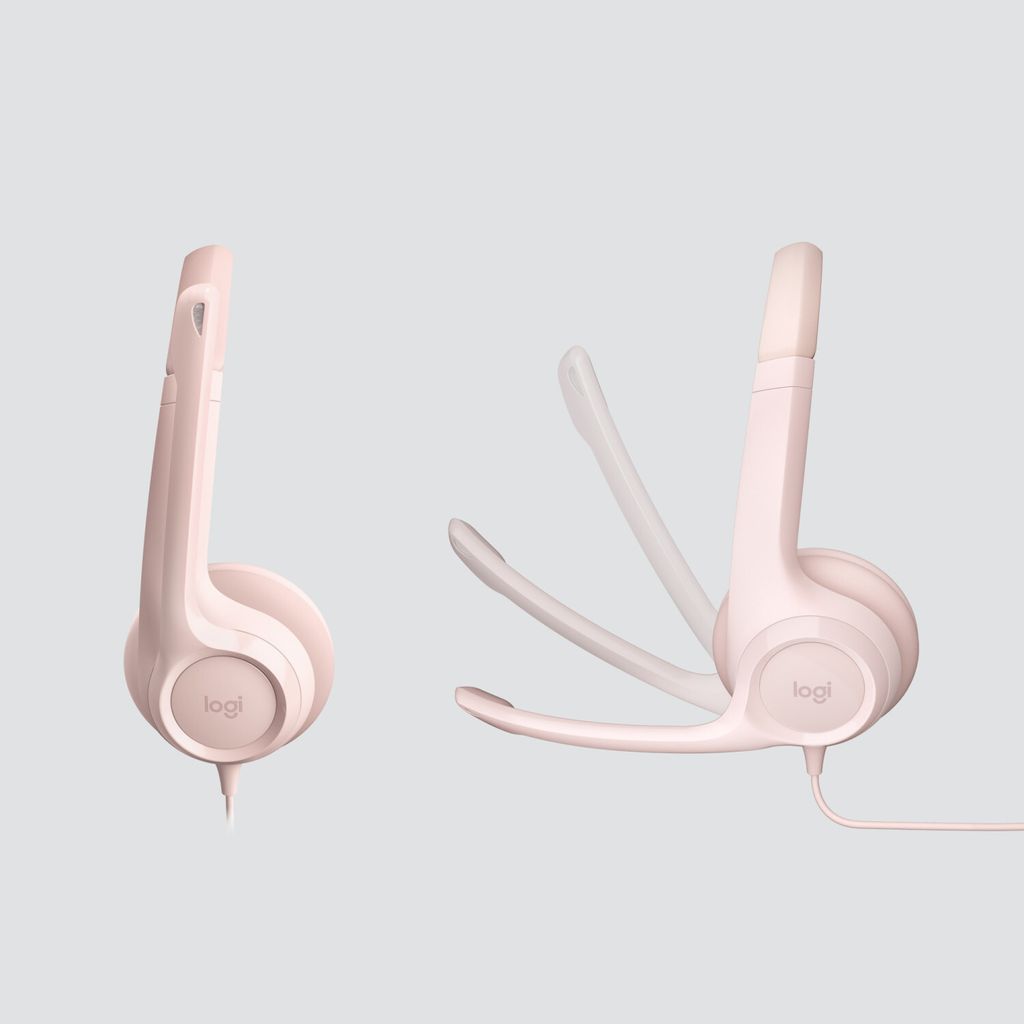 Logitech H390 USB-Headset rosa Produktbild 6