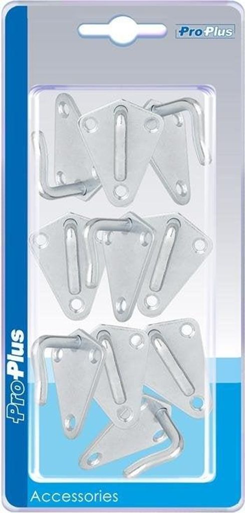 Seilhaken Metall 40x45mm geschweißt 10 Stück im Blister