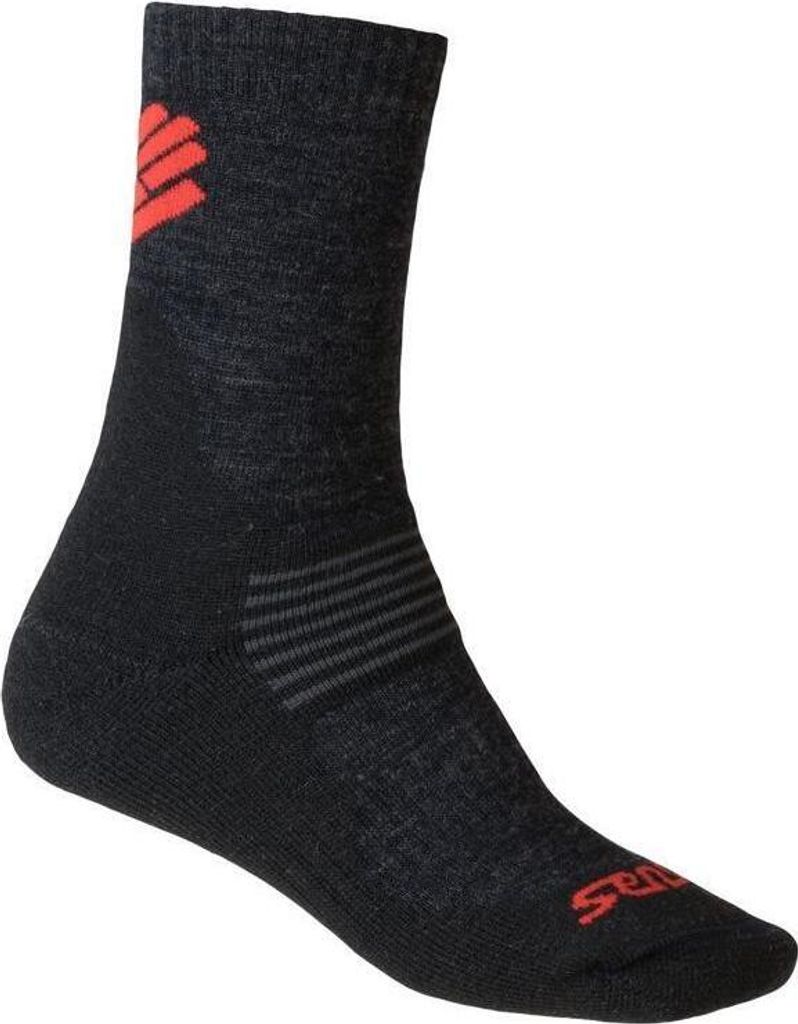 Sensor Expedittion Wolle Socken schwarz rot größe 9/11 13200081-02
