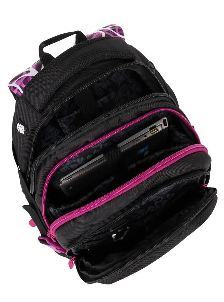 Bagmaster Zaino per studenti BAG 9 C VIOLA/BIANCO/NERO - 8