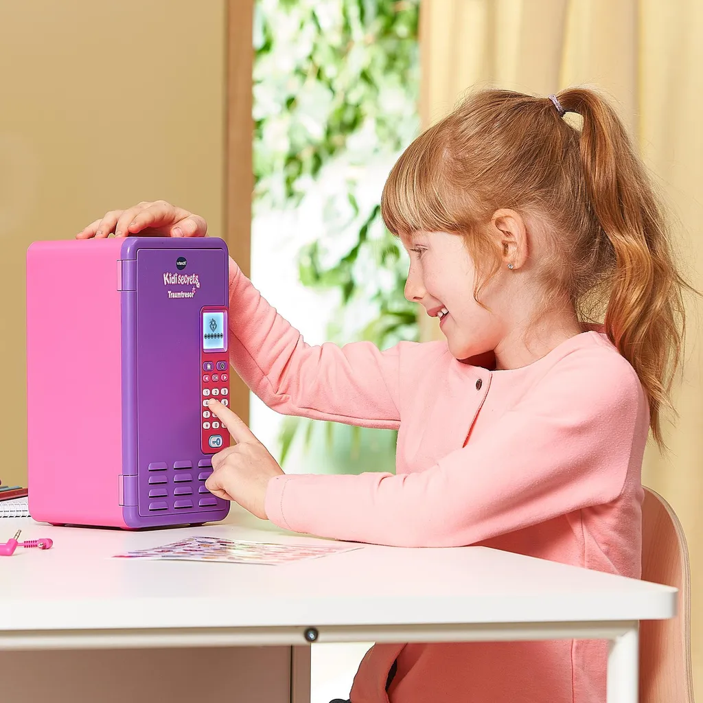 VTech Kidisecrets coffre-fort électronique pour enfant rose avec code - 11