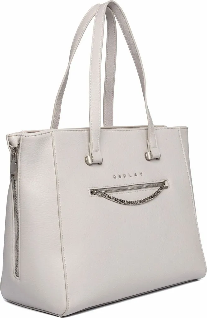 Sac Shopper REPLAY Idéal pour le Travail et le Shopping Coloris Beige