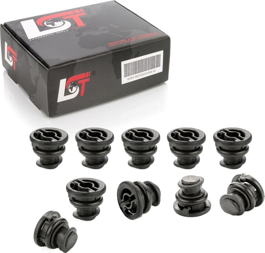 10x Ablassschraube O-Ring für VW BEETLE GOLF 7 PASSAT POLO Produktbild 