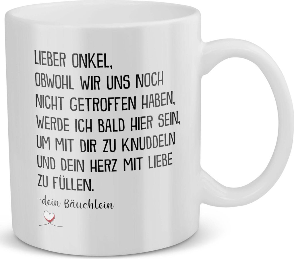 22Feels Du Wirst Onkel Schwangerschaft Geschenk Männer Werdender Onkel Schwanger Babyparty Babyshower Geschenkidee Kaffeetasse Haferl Geburtstag W...
