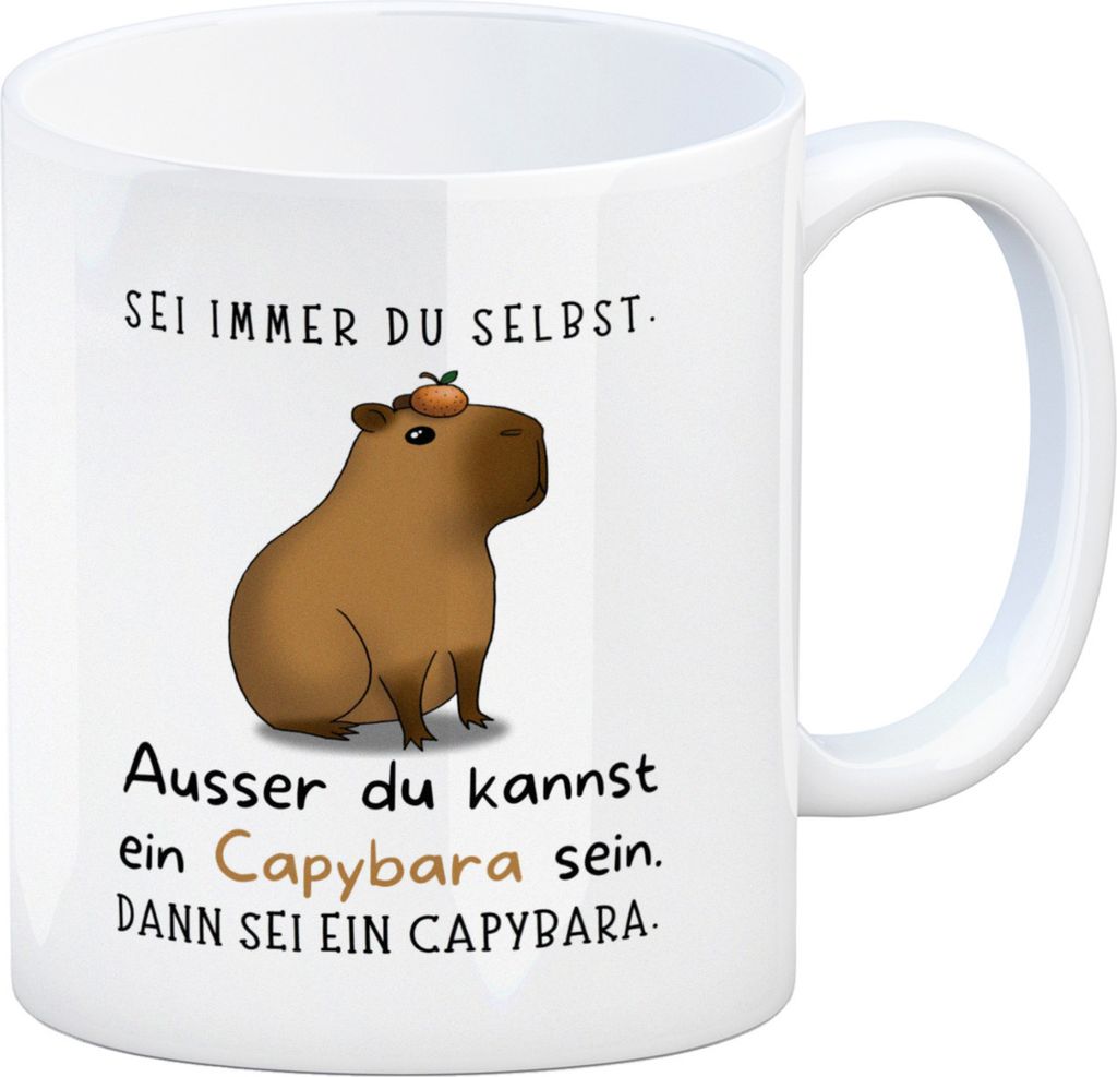 Sei immer du selbst - ausser du kannst ein Capybara sein Produktbild 