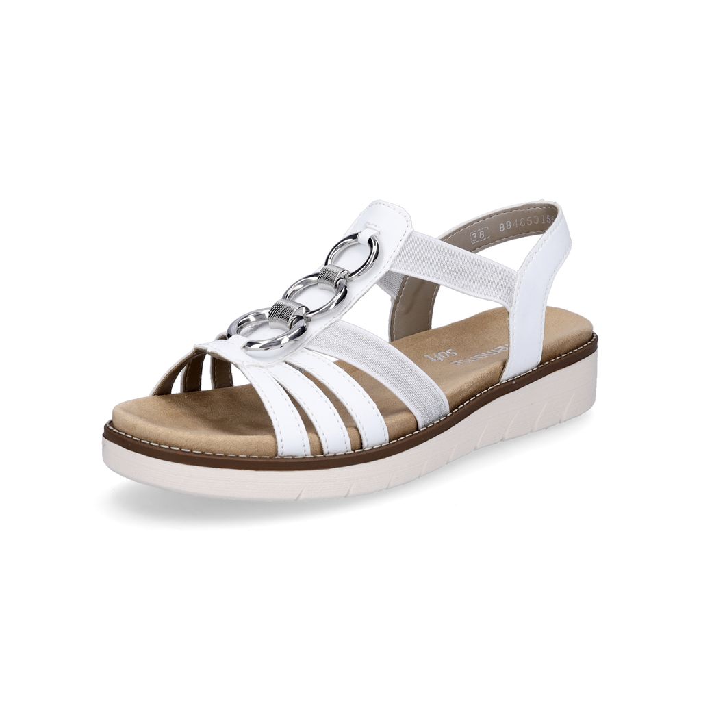 Remonte Komfort Sandalen Damen 31373538333139 Weiß 41 EU Produktbild 