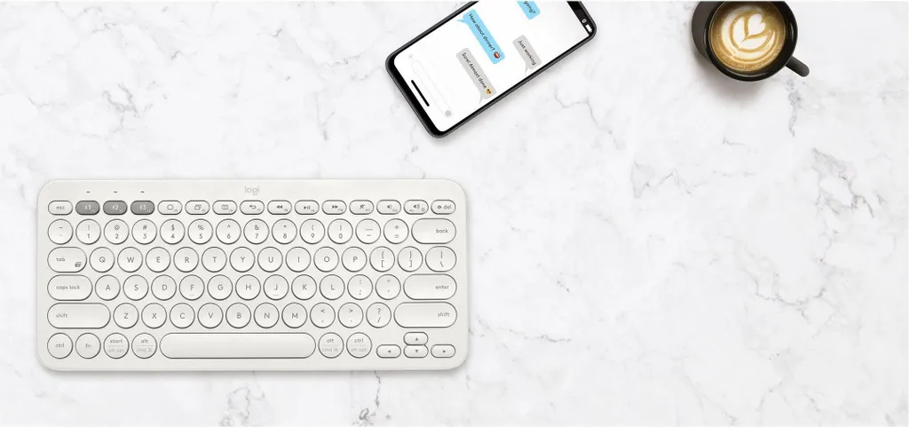 Clavier sans fil compact Logitech K380 pour Tablette, PC et Smartphone - 11
