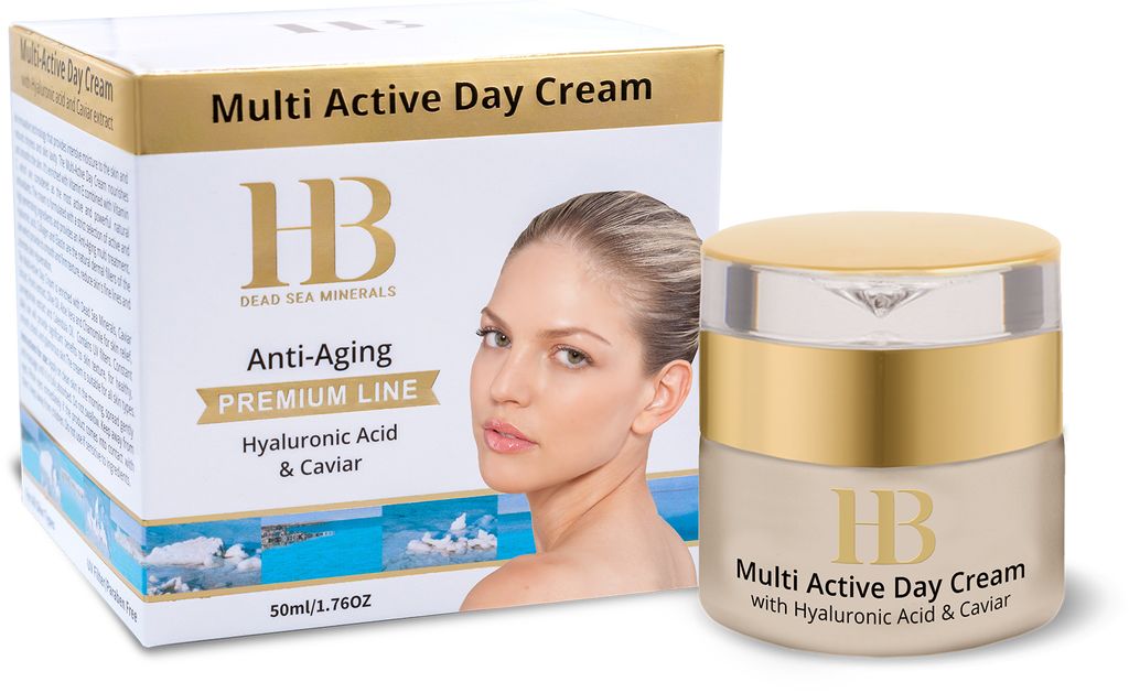 Health&Beauty Multi-Active Tagescreme mit Hyaluronsäure und Produktbild 