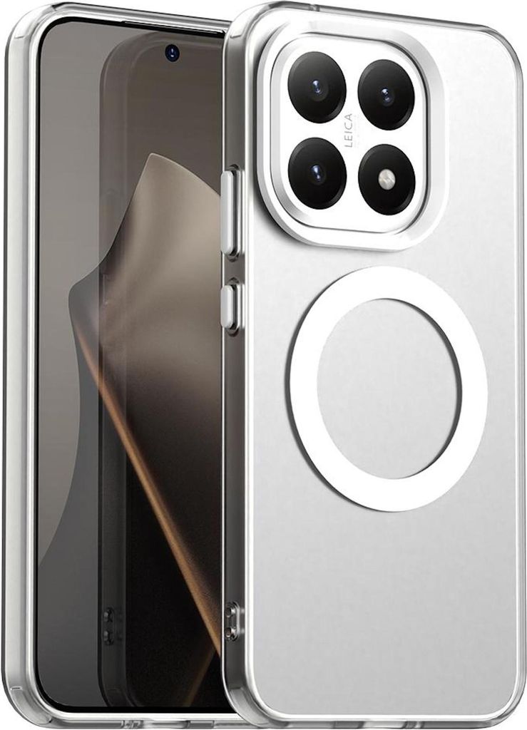 Für Xiaomi 15T 5G Candy Design Magsafe Hybrid TPU Kunststoff Schutz Hülle Weiß