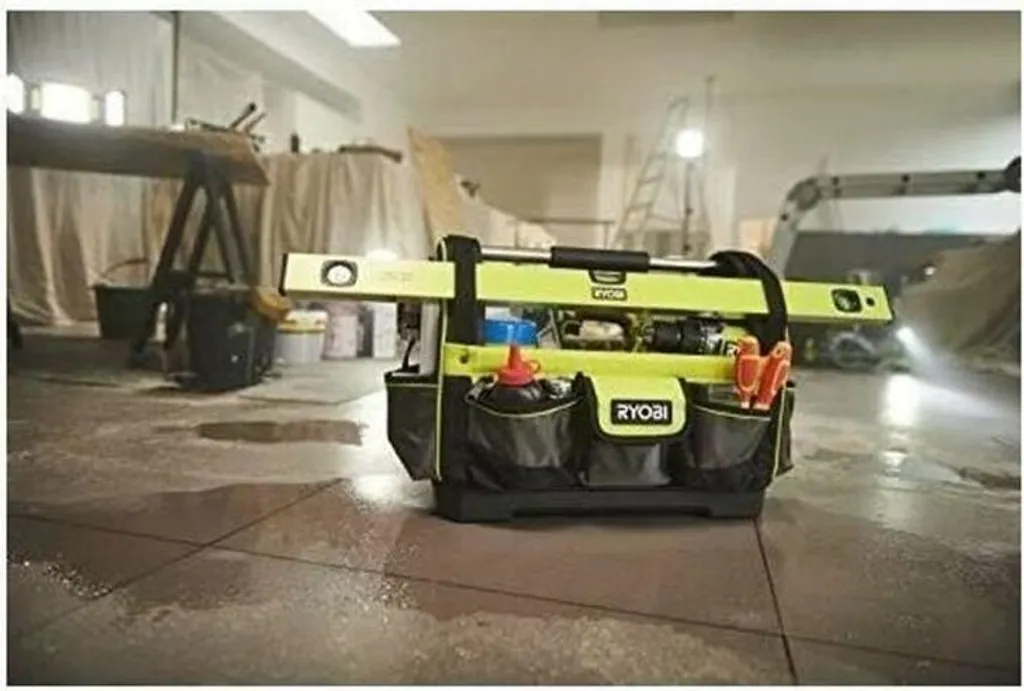 Sac à outils Ryobi RBSSLOT2 idéal pour ranger vos batteries et chargeurs