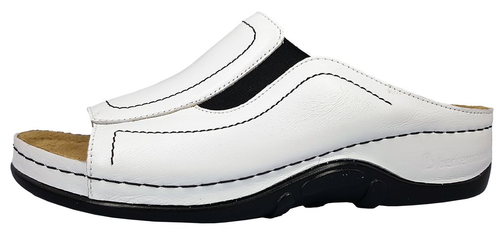 Berkemann Isabella Damenschuhe Hausschuhe Pantolette Weiß Freizeit, Schuhgröße:EUR 40 | UK 6.5